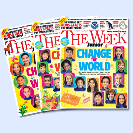 Image of some of The Week Junior magazines